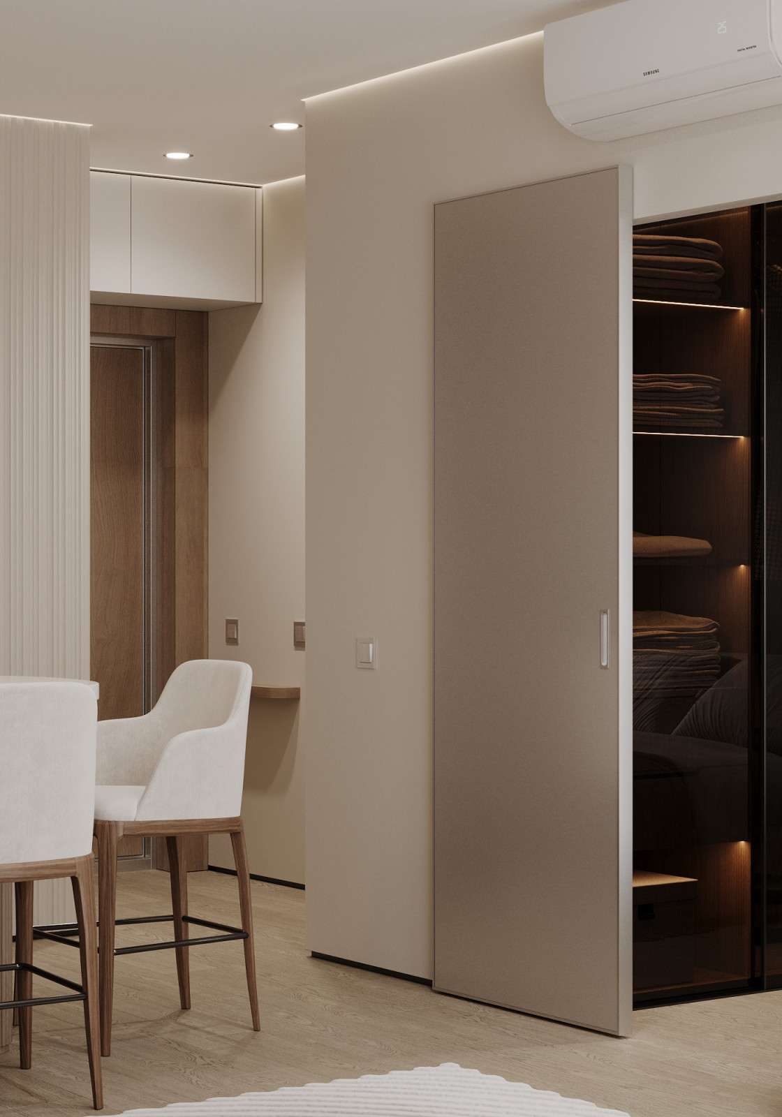 Эскизный проект интерьерной квартиры в Москве