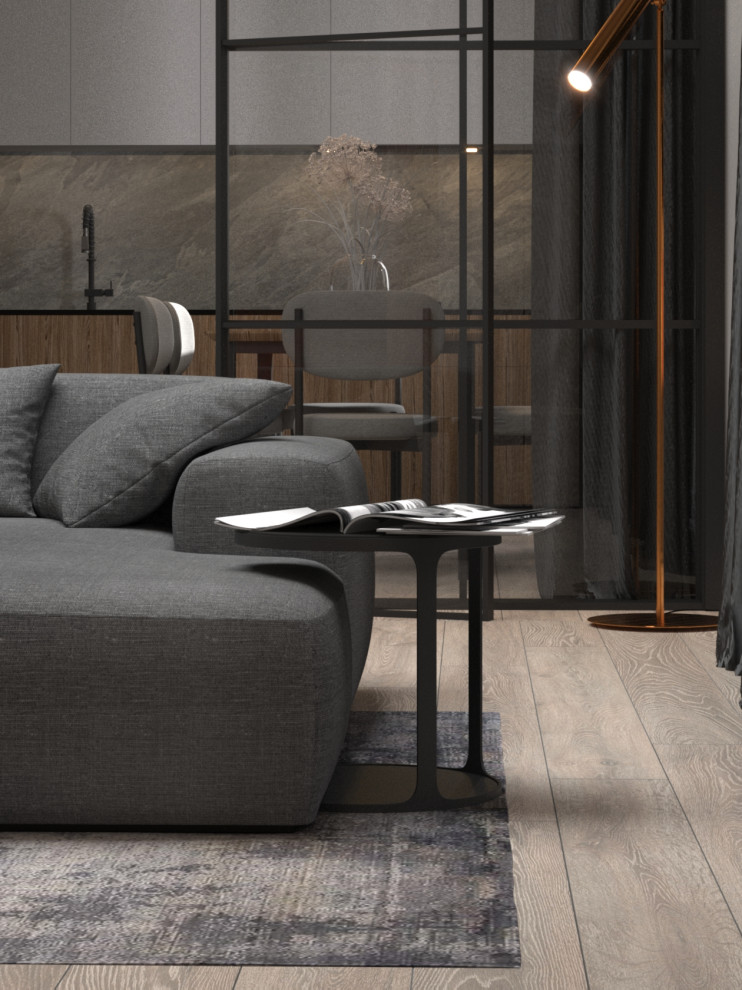 Кухня-гостиная в современном стиле