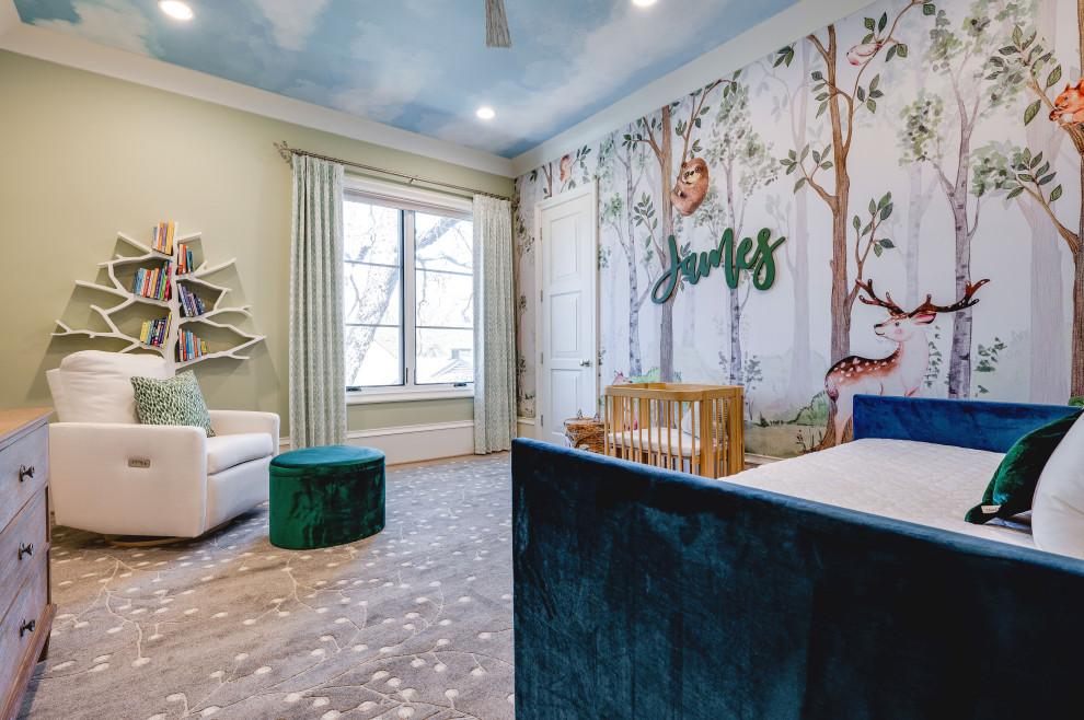 This is an example of a classic kids' bedroom in Dallas.