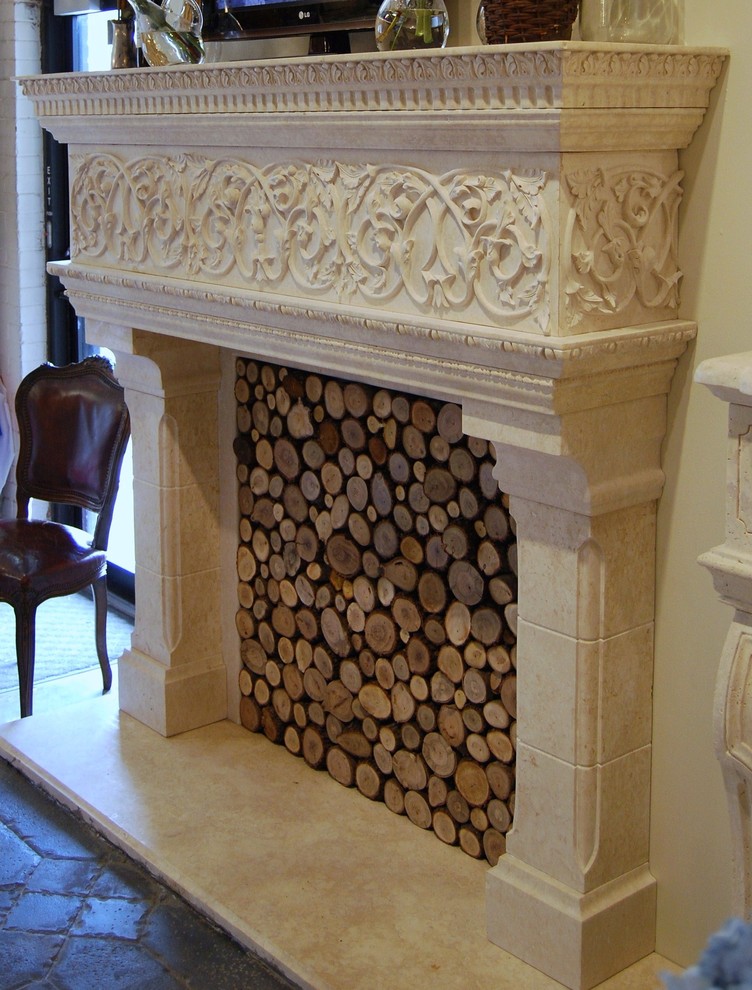 Stone Fireplace Surrounds Traditional Fireplace Mantels Dallas