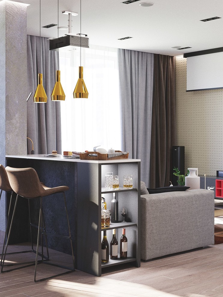 Москва 2016 г., Интерьер квартиры расположенной в ЖК Московский