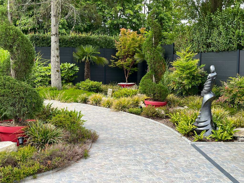 Jardin contemporain dans les Yvelines