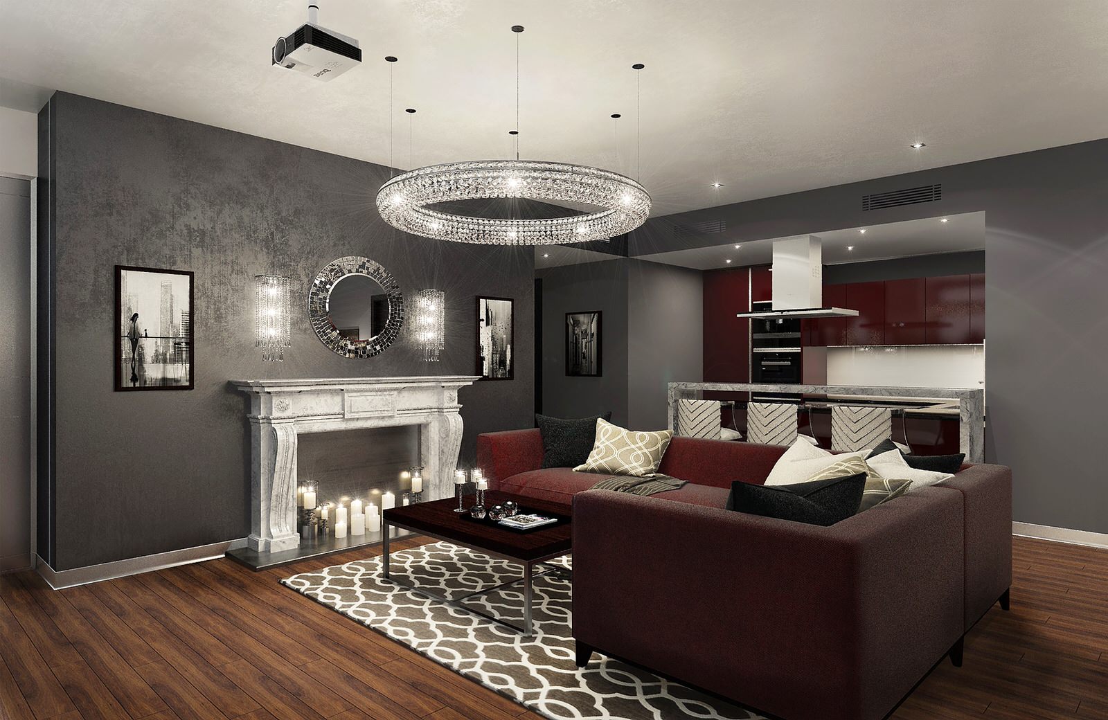 Зона отдыха и просмотра кинофильмов