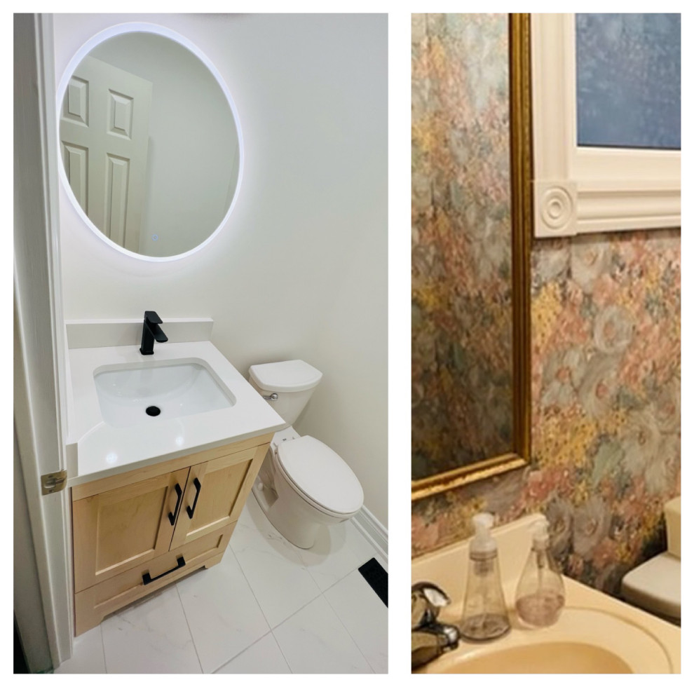 Three Washrooms Remodeling - Streetville in Mississauga