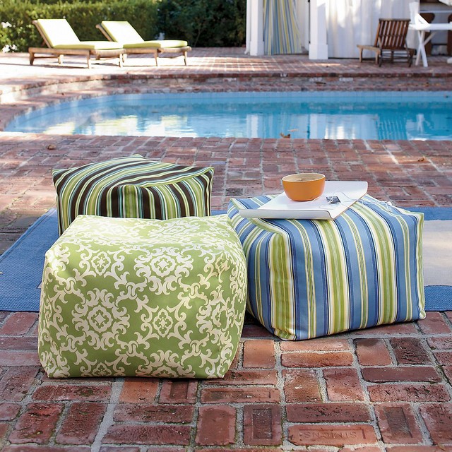 Outdoor Beanbag Ottoman