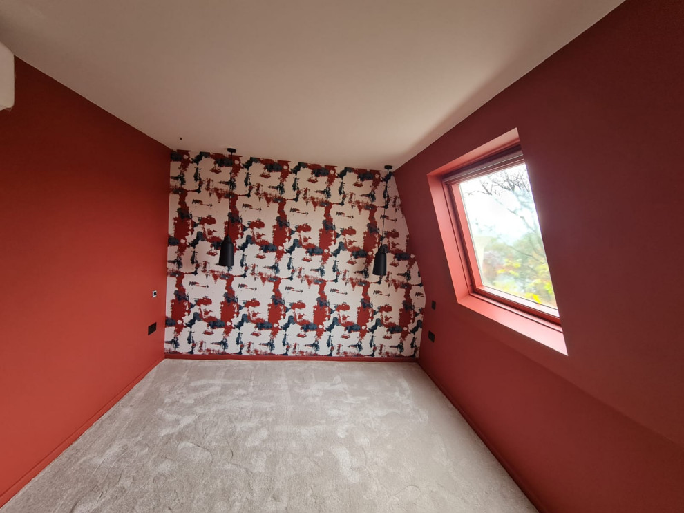 Abstract Accent Wall