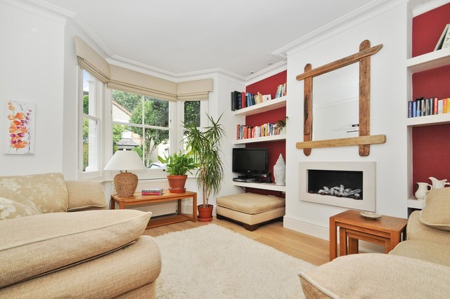 Victorian Cottage Interior Update maritim-vardagsrum