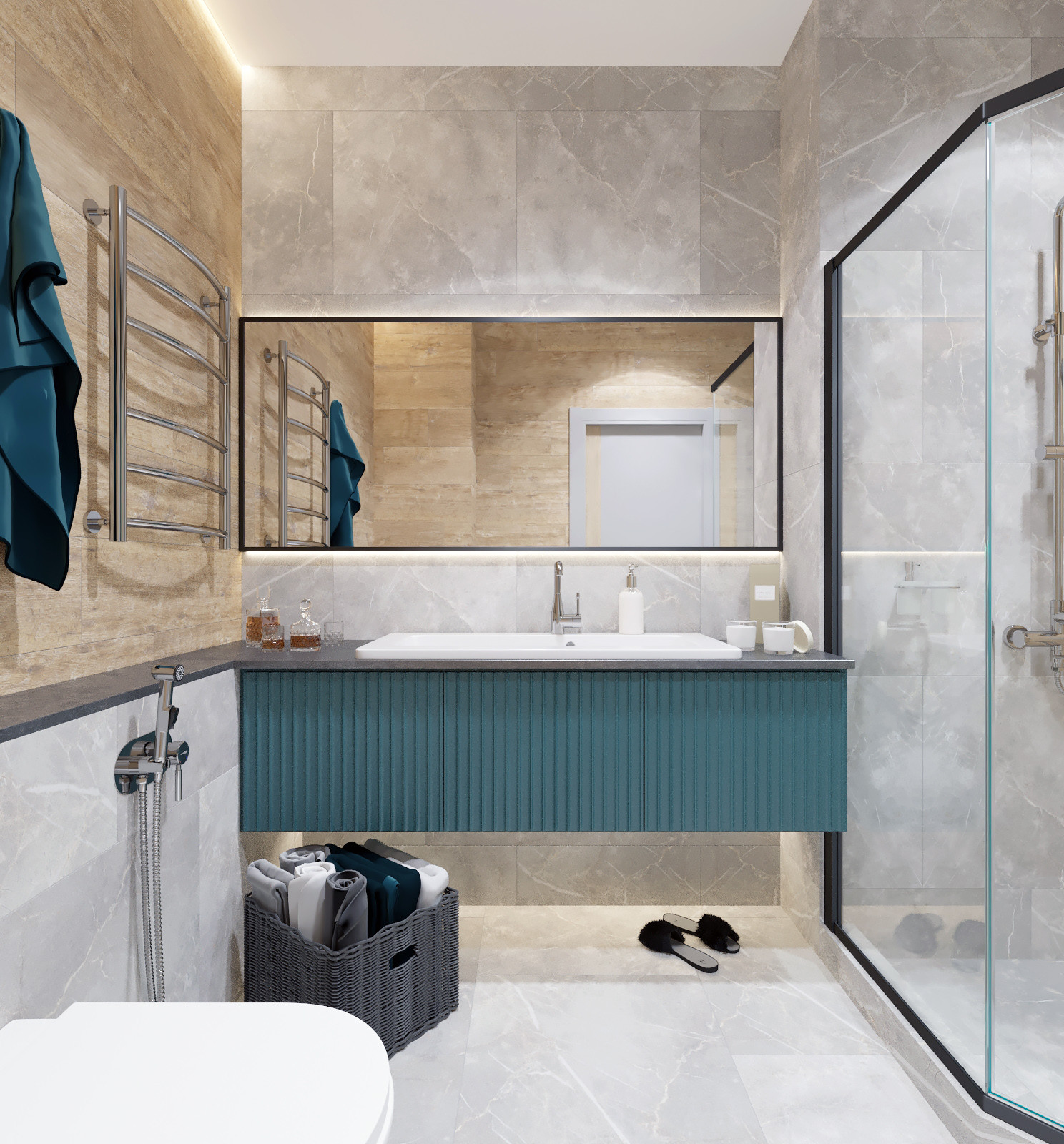 Санузел в "мужской" квартире