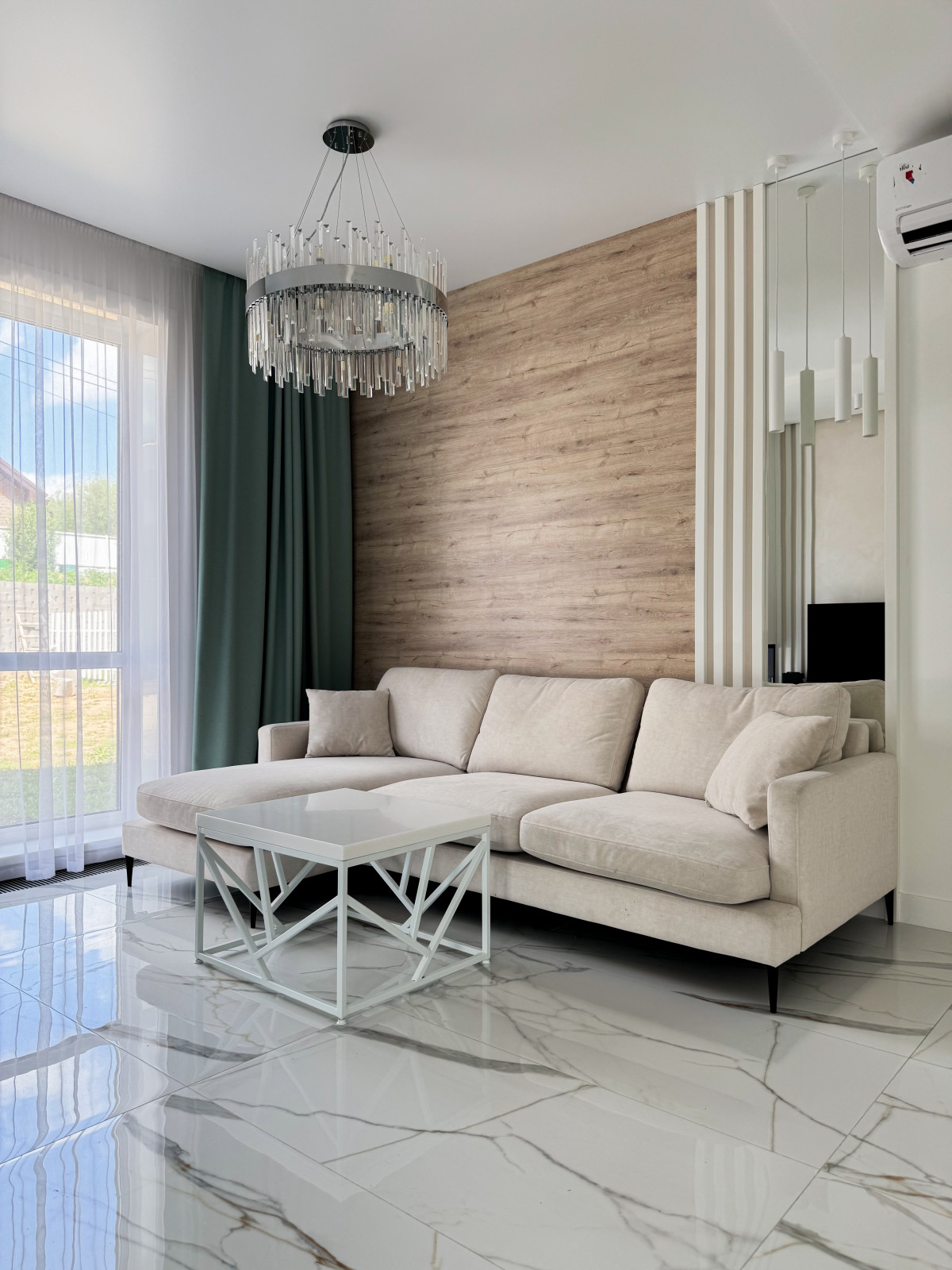 Диванная зона в гостиной