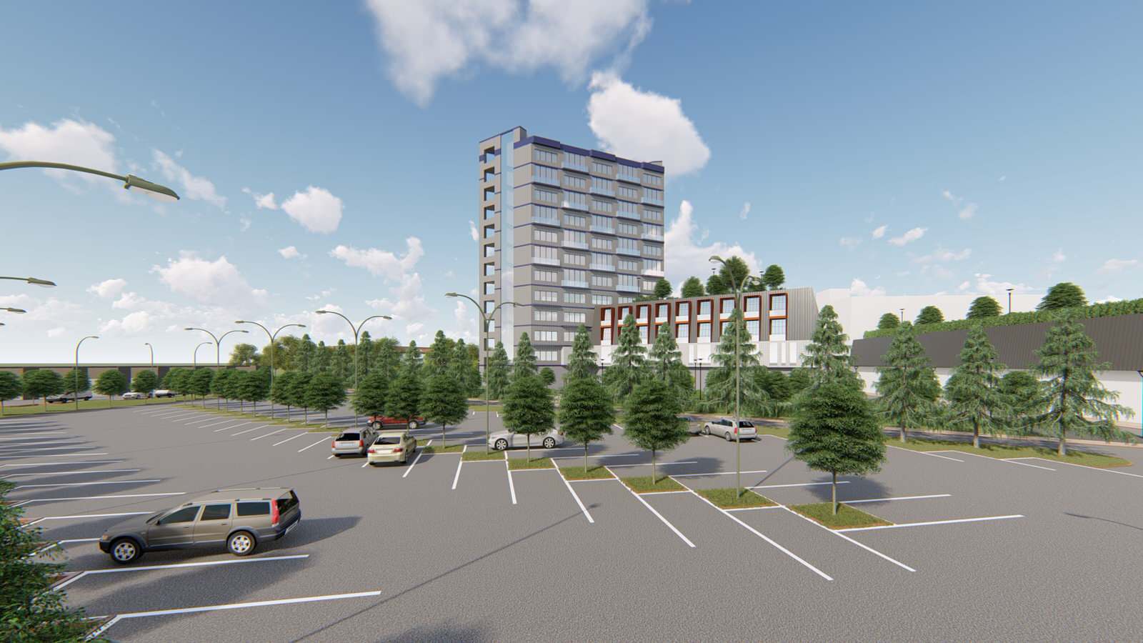 Проект комплекса зданий областной клинической больницы в Смоленской области