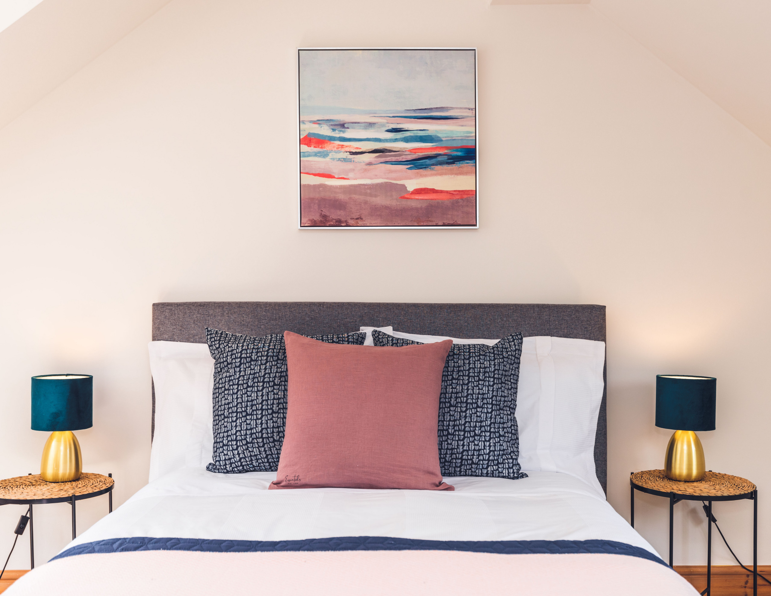 The large 4 bedroom in Derbyshire house was empty and some of the restricted height bedrooms seemed very small so they really saw the investment staging could bring when presenting the property for sa