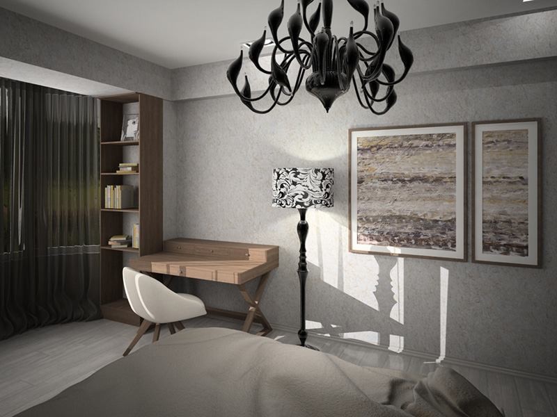 Спальня в стиле Лофт