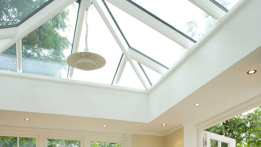 Inspiration for a small contemporary conservatory in Other.