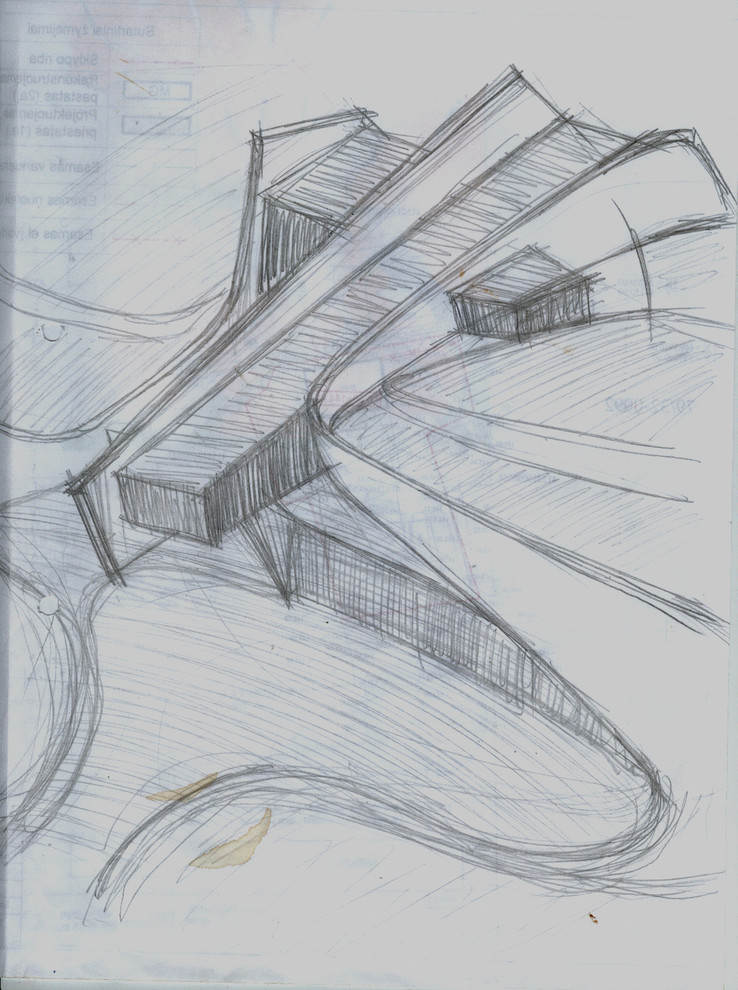 Размышление с карандашом - наброски, малоэтажные частные дома и таунхаусы