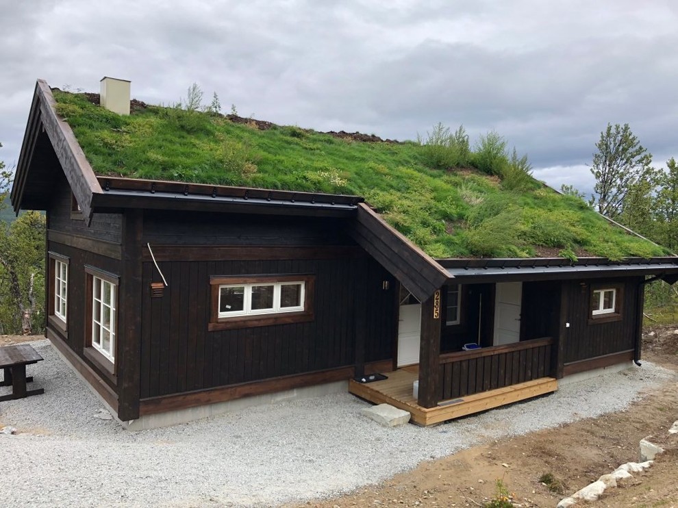 Дома в норвежском стиле.