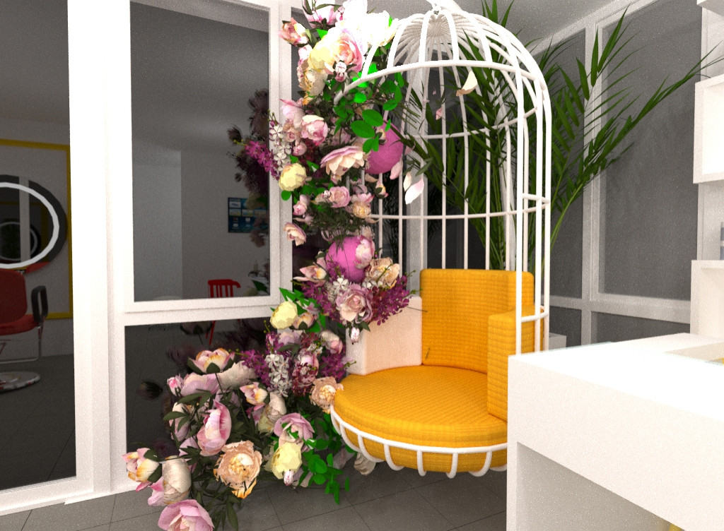 Дизайн парикмахерской 30 кв м