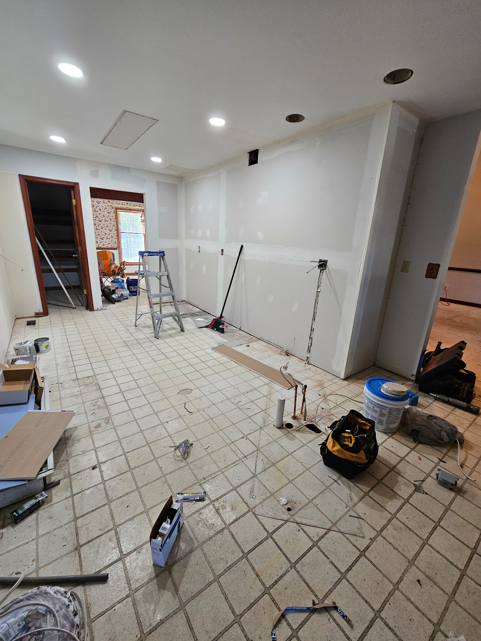 White Modern Kitchen Update