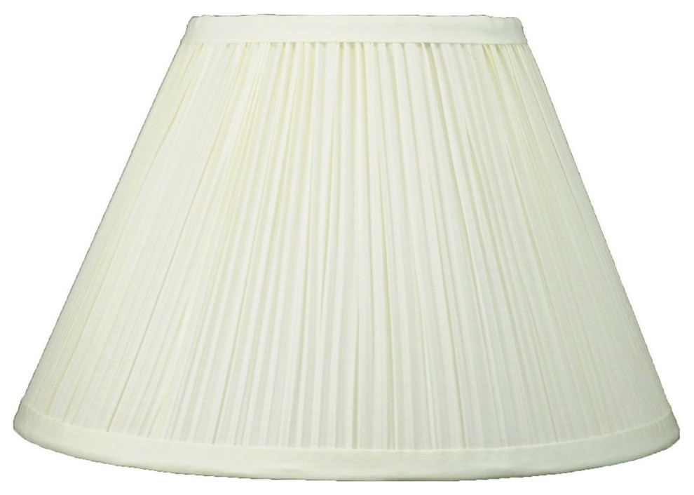 Mushroom Pleated Lamp Shade, 6x12x8" Traditional Lamp Shades by