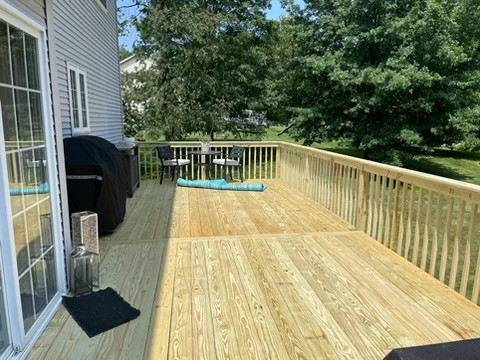 Pressure Treated Lumber Deck