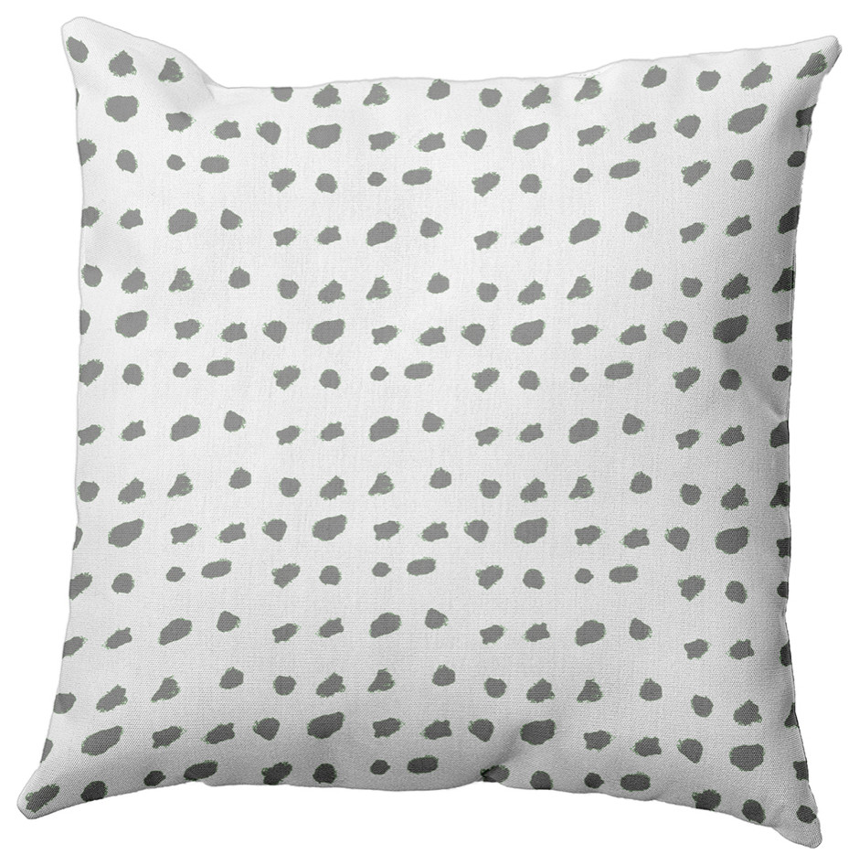 Dot Of Spots Decorative Throw Pillow, 26"x 26" Contemporary