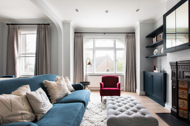 The Blue Room contemporary-living-room