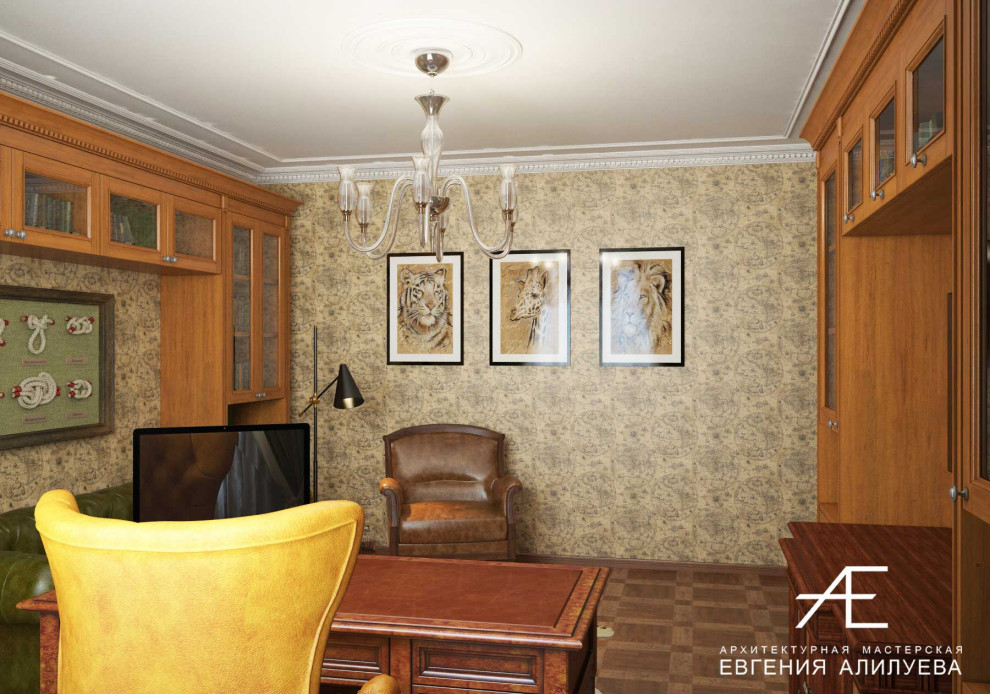 Кабинет в доме в пос, Сосновка