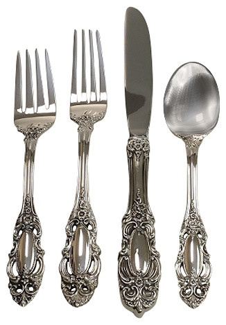 Towle Grand Duchess Sterling Silver 4 Piece Place Setting No Monograms 