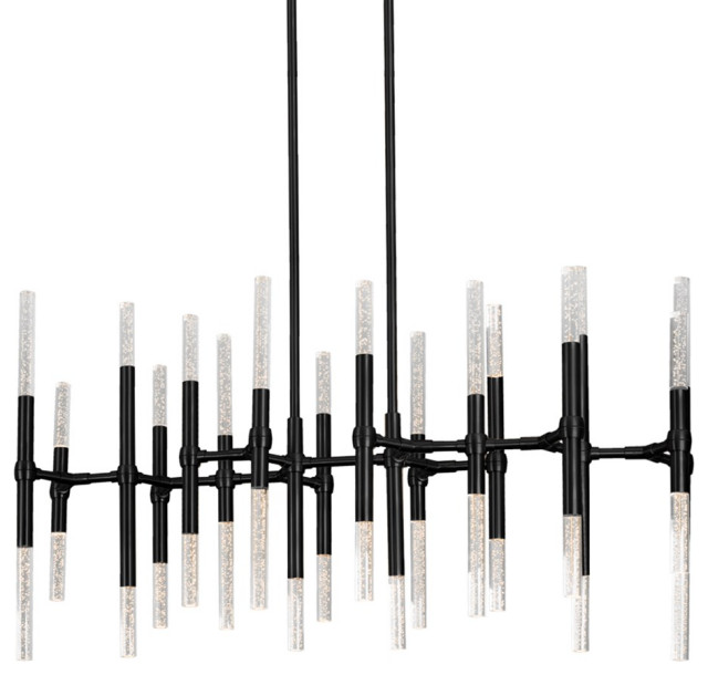 Kuzco Turin LED Chandelier CH9642BL Black Plating Contemporary