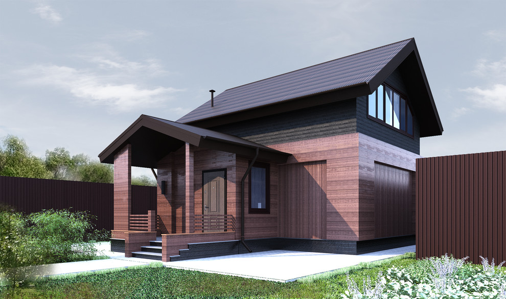 Фасадные решения жилого дома