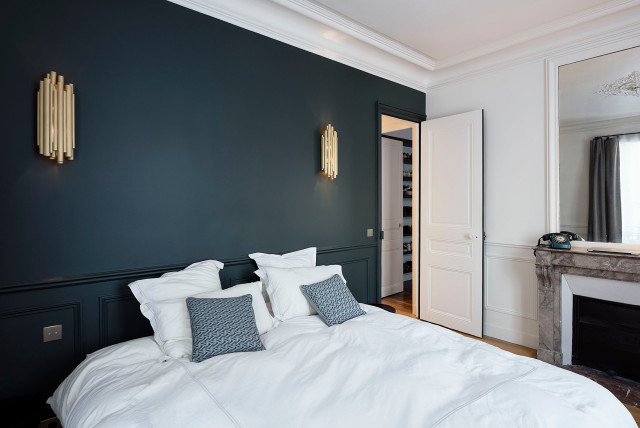 Appartement Paris 10 contemporary-bedroom