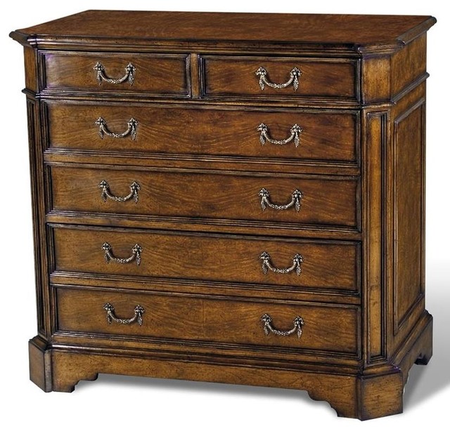 File Cabinet Scarborough House Myrtle Burl Brass Central Locking Traditional Filing Cabinets By Euroluxhome