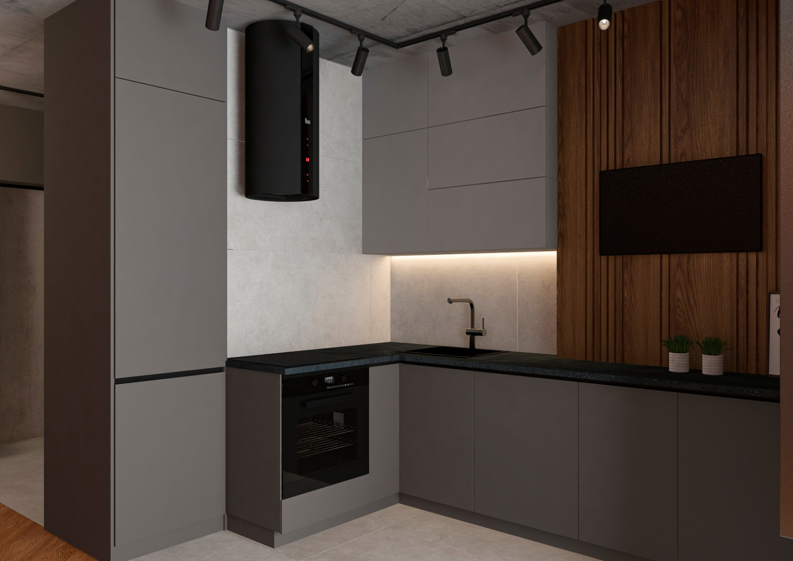 Дизайн интерьера квартиры студии "Квартира для сдачи в аренду. Konigsberg. ЖК Ун