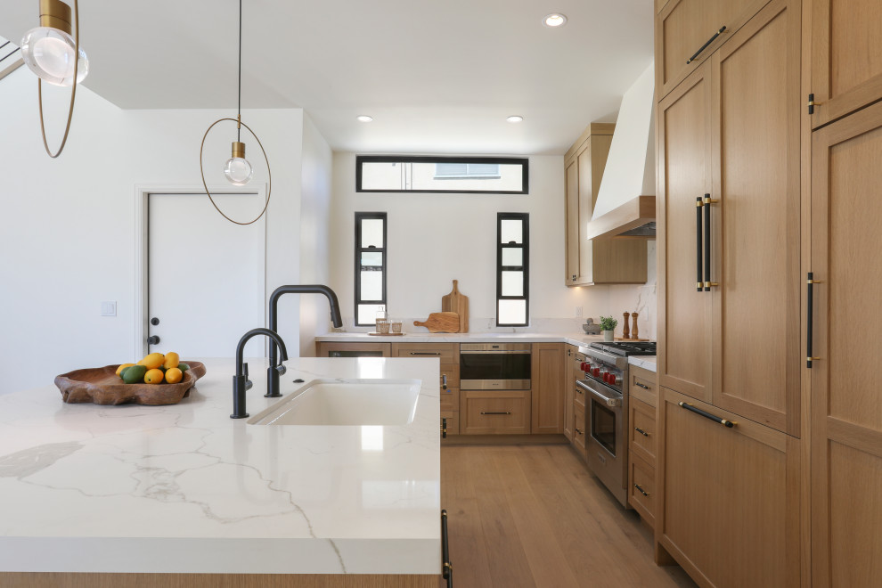 North Hollywood Penthouse Full Remodel - Contemporary - Kitchen - Los ...