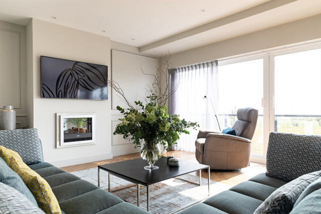 Three-Storey Split Level Residence contemporary-vardagsrum