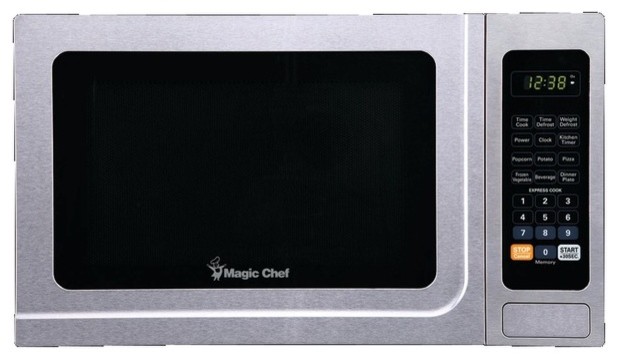 Magic Chef MCM1310SB 1.3 Cubic-feet, 1,000-Watt Stainless Steel Front Microwave