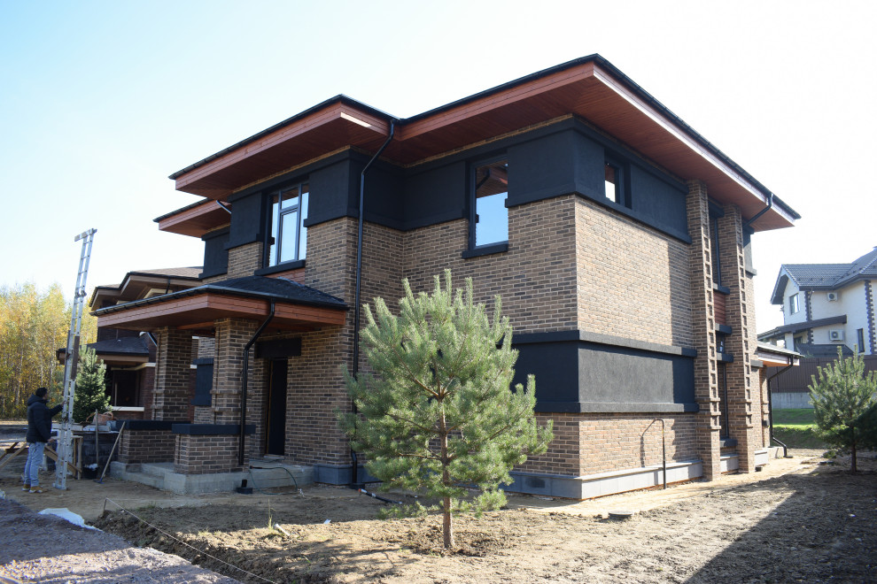 Загородный дом из кирпича в КП "Охтинское раздолье", Санкт-Петербург