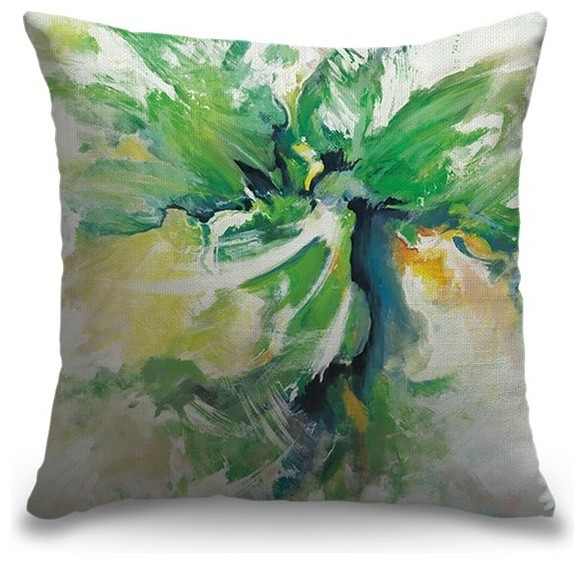 Spring Dance Outdoor Pillow Contemporary Outdoor Cushions And