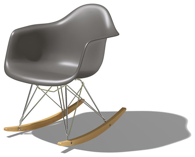 Eames Molded Plastic Rocking Chair