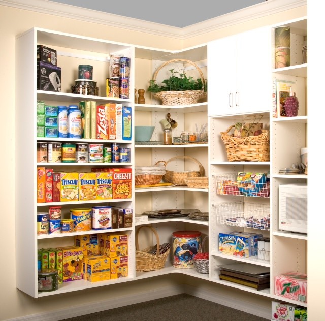 Corner Pantry Storage Traditional Kitchen Jacksonville By