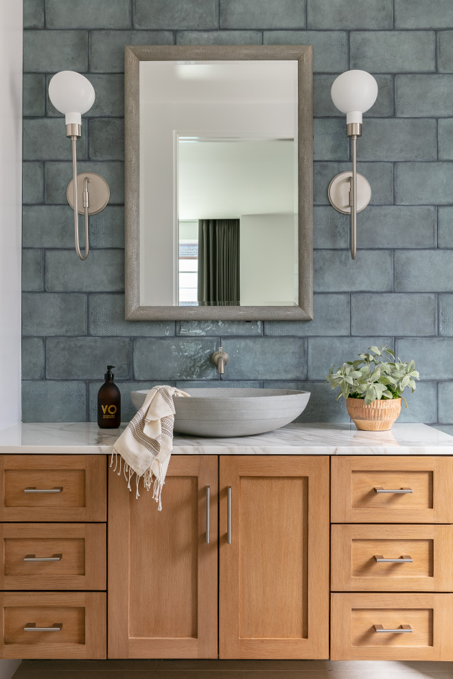 Bathroom - transitional bathroom idea in Orange County