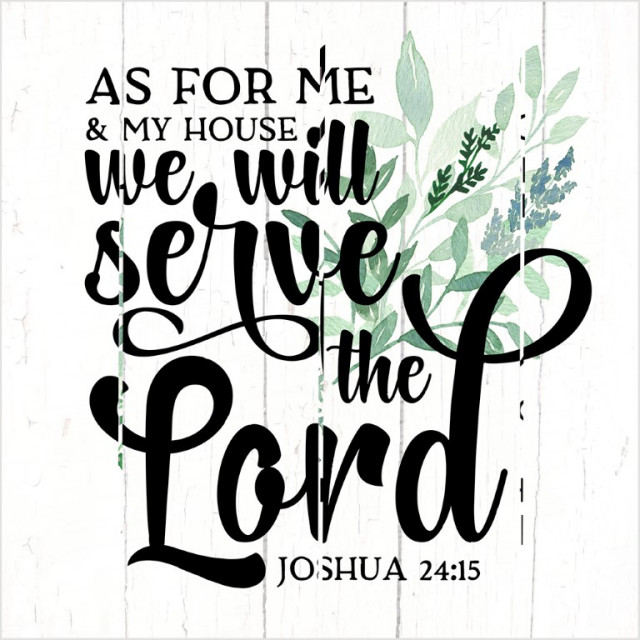 As for me and my House Pallet Art Contemporary Prints And Posters