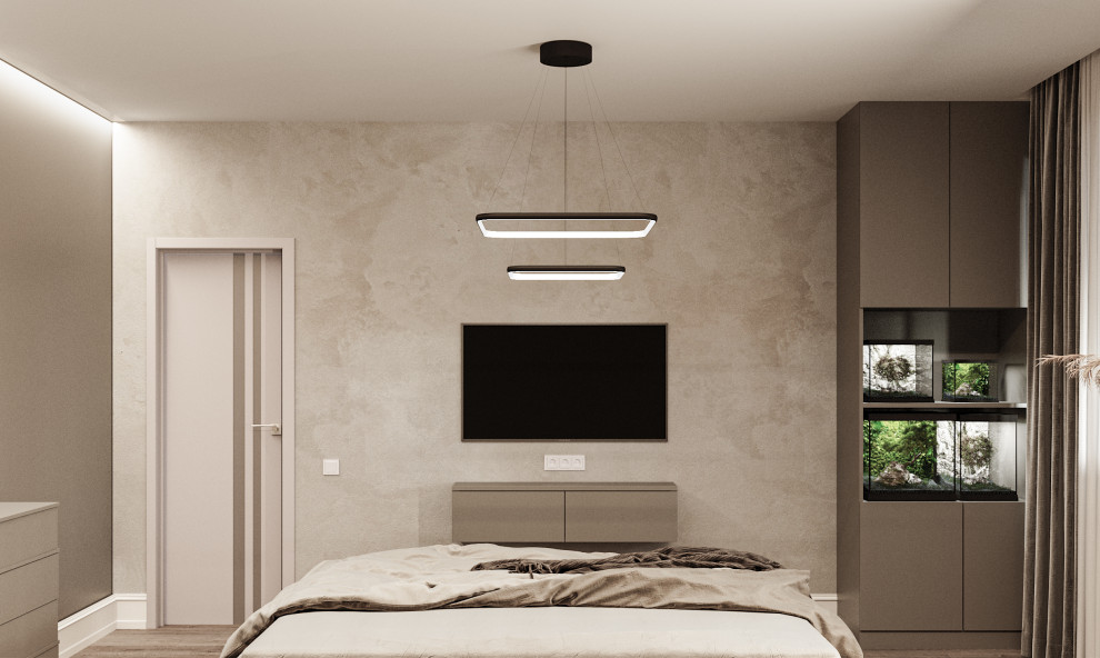 Двухкомнатная квартира в стиле хай-тек