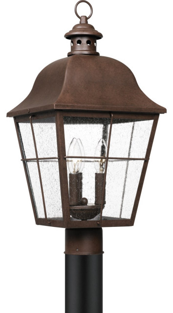 Quoizel Millhouse Outdoor Post Lantern MHE9010CU, Copper Bronze