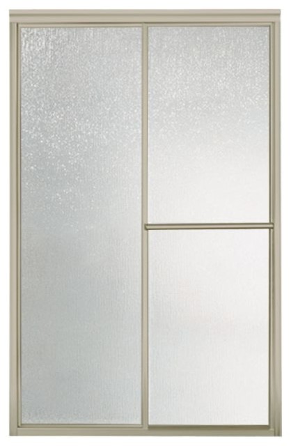 Deluxe 54 6 59 3 X70 Sliding Shower Door Contemporary Shower