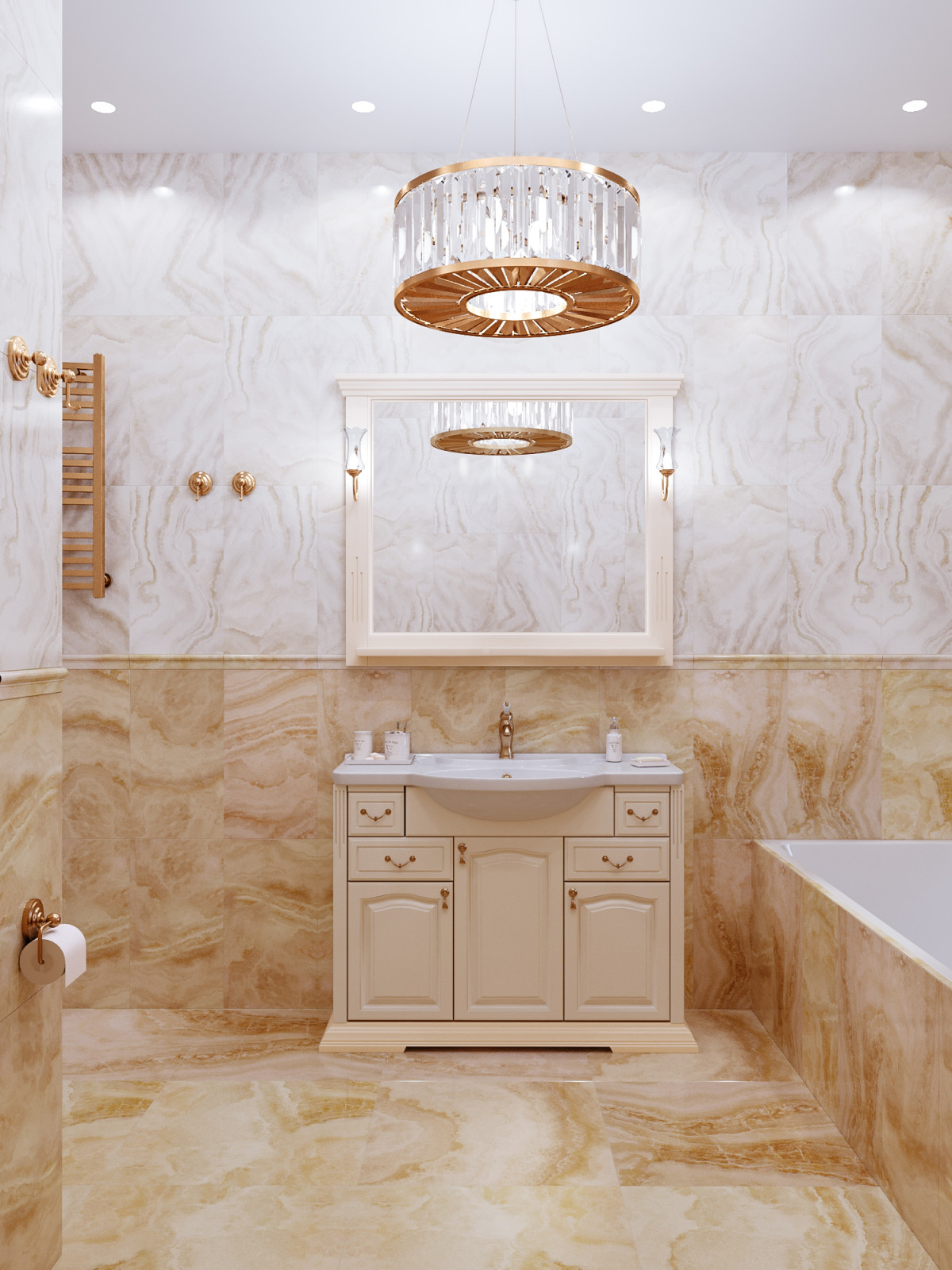 Дизайн интерьера трёхкомнатной квартиры, г. Рыбинск