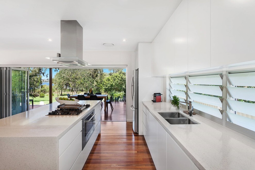 Photo of a contemporary kitchen in Central Coast.