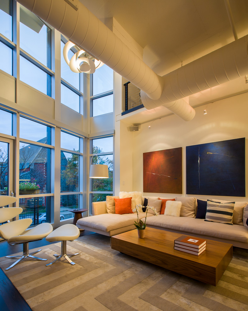 Logan Circle Duplex - Modern - Living Room - DC Metro - by FORMA Design ...
