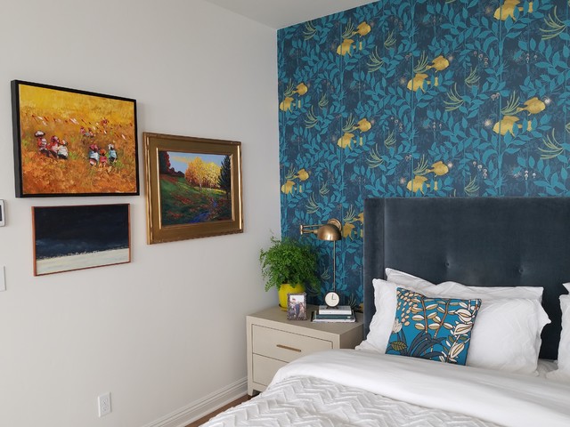 Eclectic Modern moderno-dormitorio