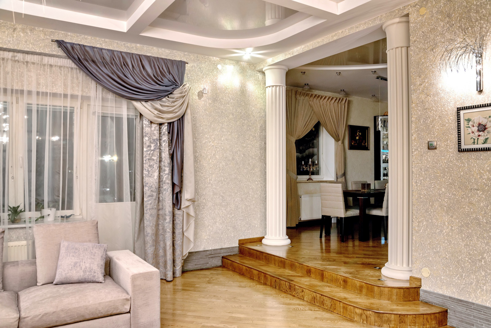 Гостиная в частном доме