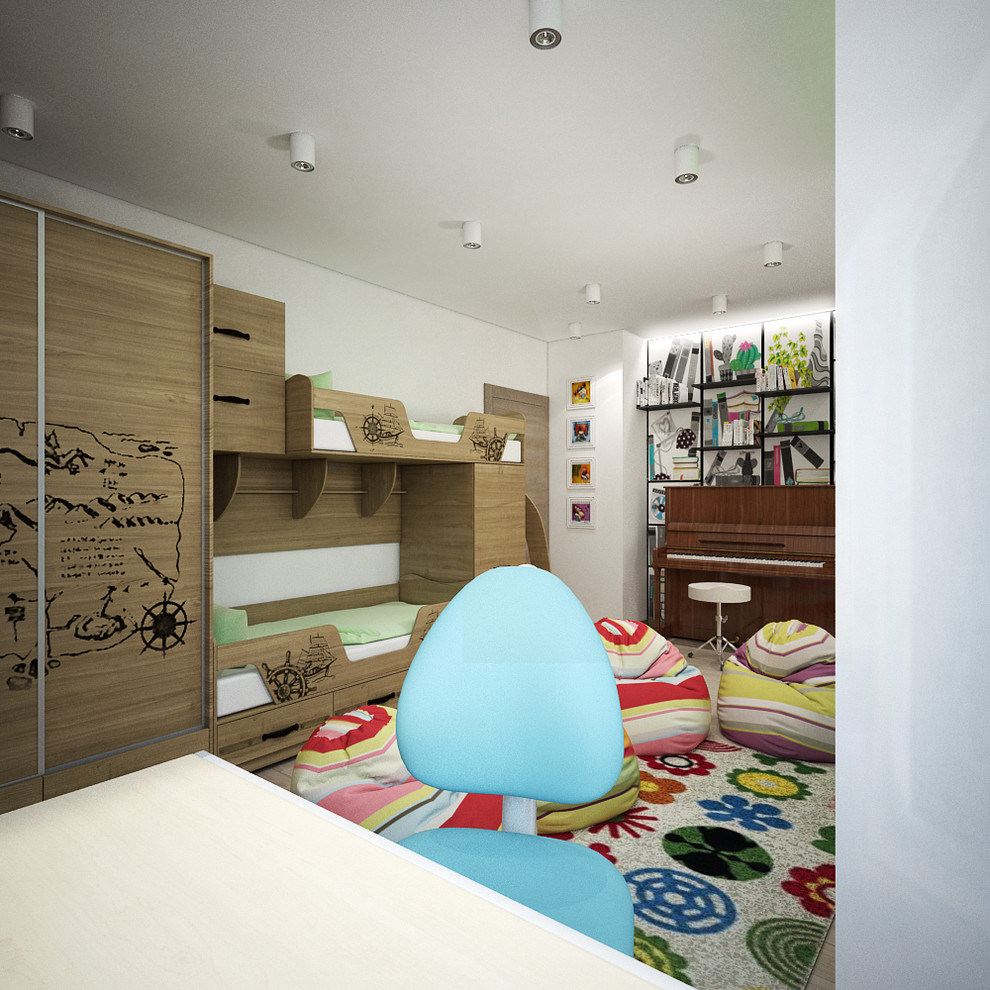 Дизайн-проект 3-х комнатной квартиры. Общая площадь 105 м2. Современный стиль